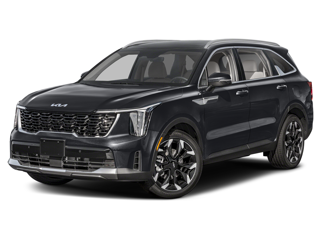 2026 Kia Sorento EX in Panthera Metal — front three-quarter view