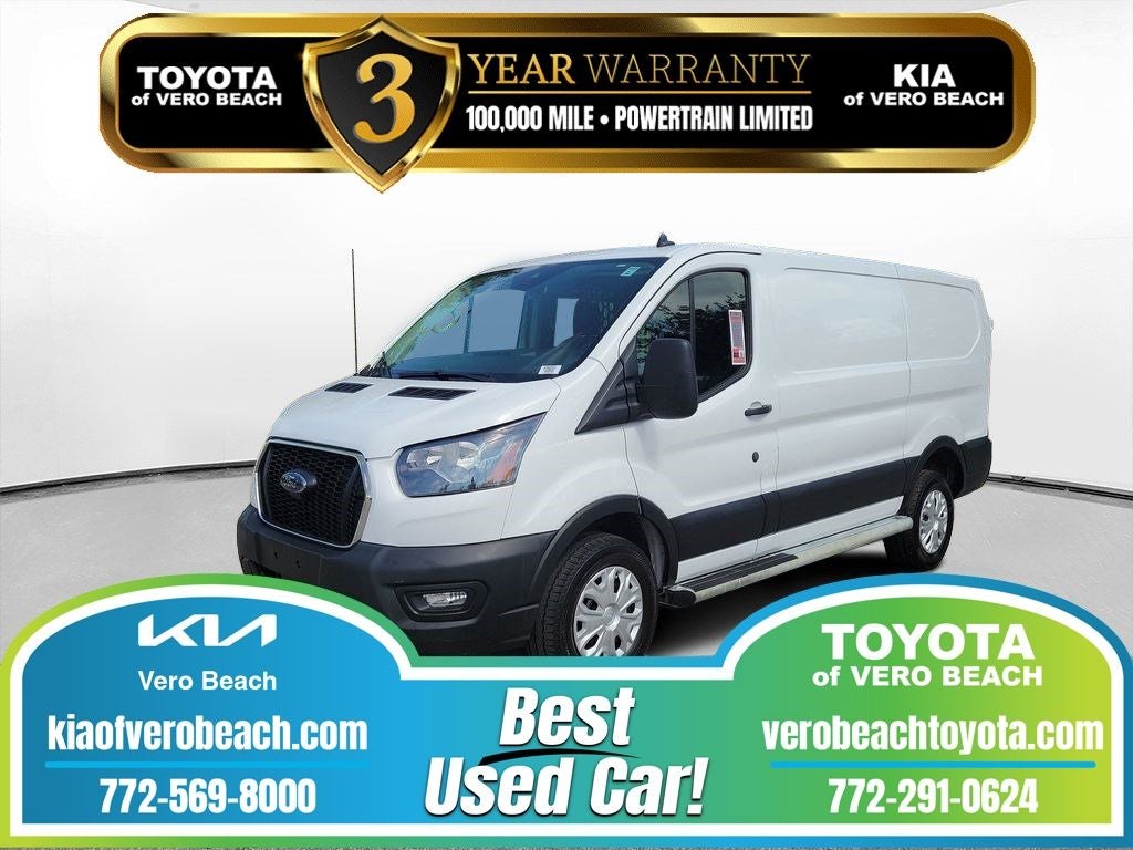 2025 Ford Transit-250 Base in Oxford White — front three-quarter view