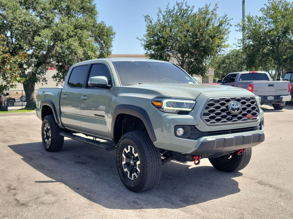 2022 Toyota Tacoma — rear three-quarter view
