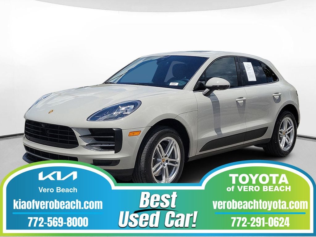 2020 Porsche Macan S in Gray — front three-quarter view